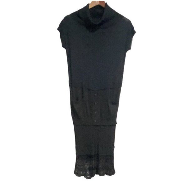 JEAN PAUL GAULTIER Vintage Turtleneck Knit Dress